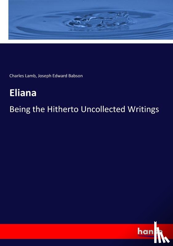 Lamb, Charles, Babson, Joseph Edward - Eliana