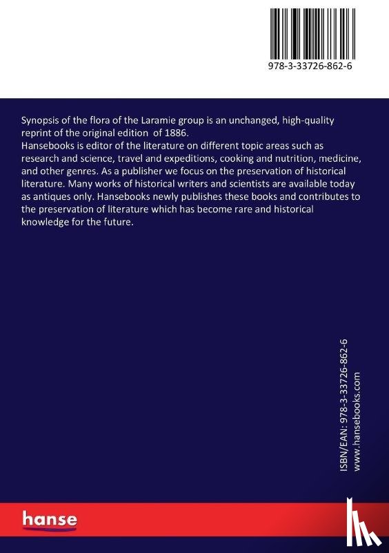 Ward, Lester Frank - Synopsis of the flora of the Laramie group