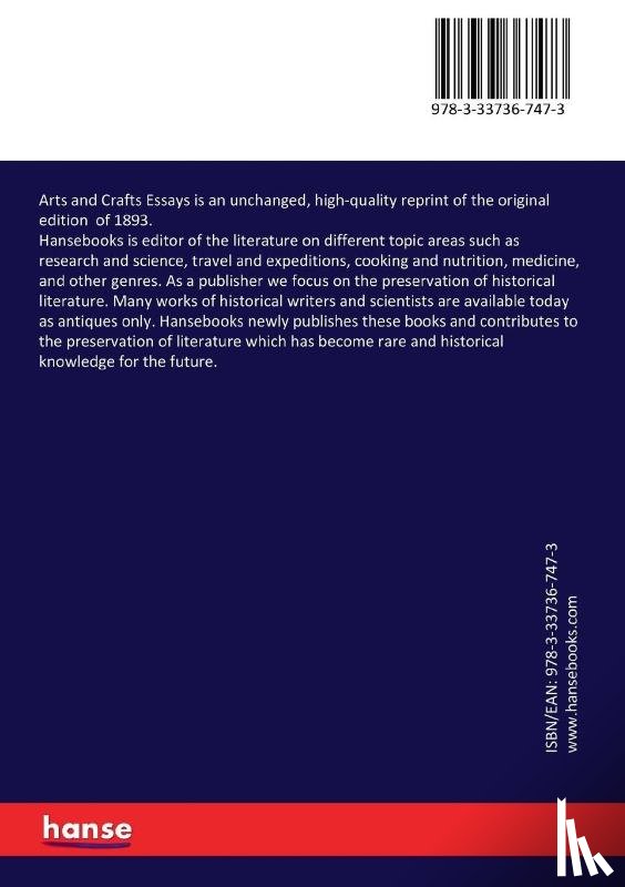 Exhibition Society, Arts and Crafts, Clark, Ltd R - Arts and Crafts Essays