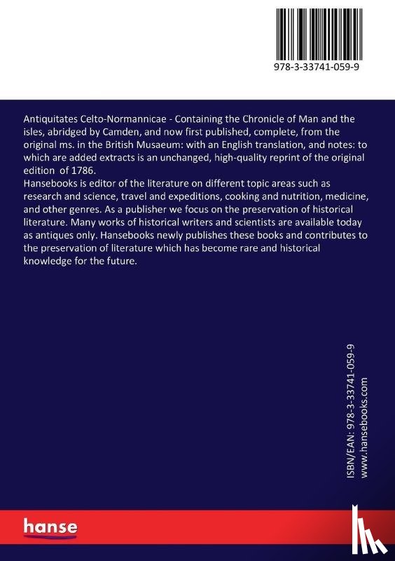 Johnstone, James - Antiquitates Celto-Normannicae