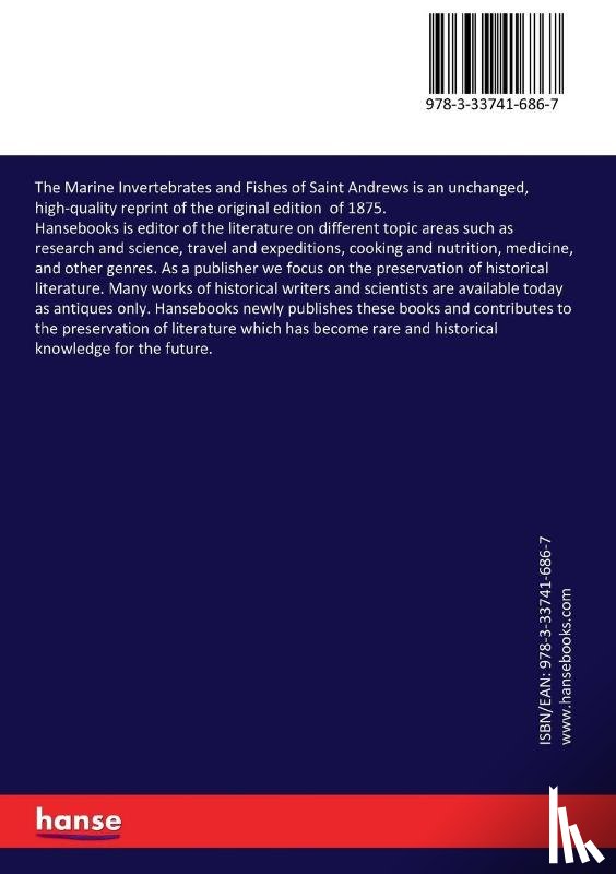 McIntosh, William Carmichael - The Marine Invertebrates and Fishes of Saint Andrews