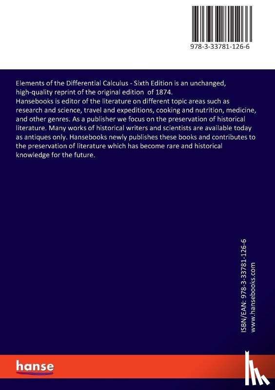 Woolhouse, Wesley Stoker Barker - Elements of the Differential Calculus