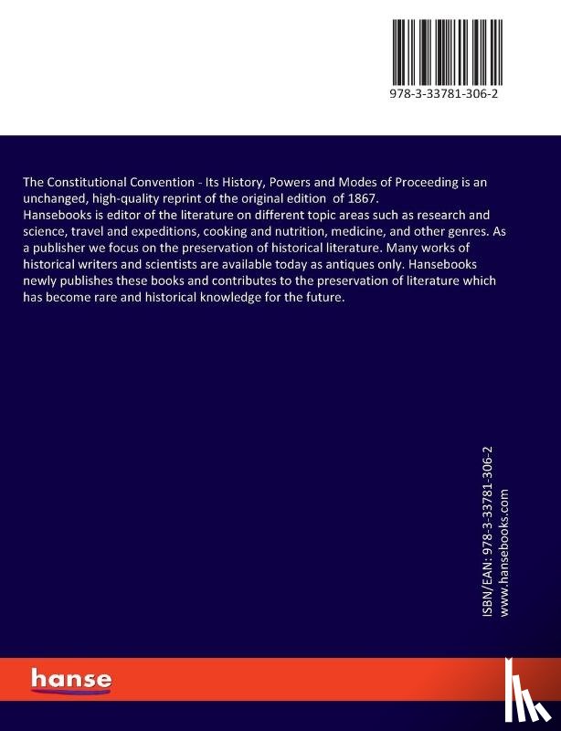 Jameson, John Alexander - The Constitutional Convention
