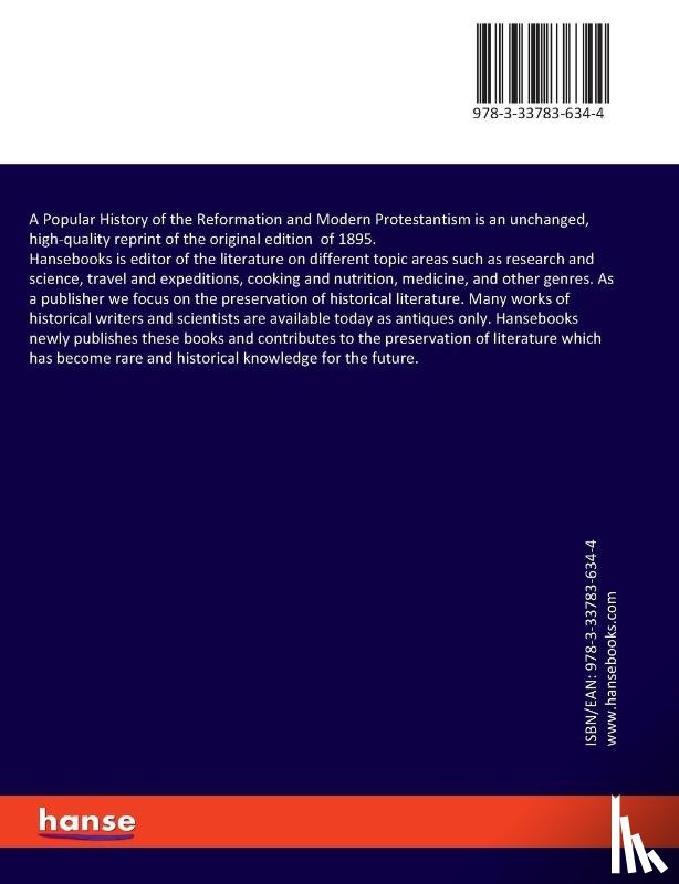 Bettany, George T - A Popular History of the Reformation and Modern Protestantism