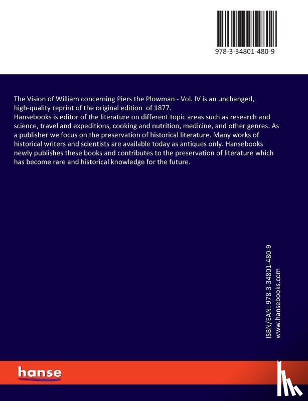Langland, William, Skeat, Walter W. - The Vision of William concerning Piers the Plowman