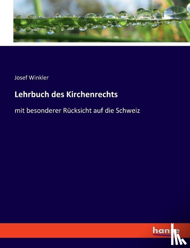 Winkler, Josef - Lehrbuch des Kirchenrechts