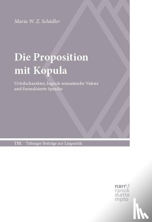 Schädler, Maria W. Z. - Die Proposition mit Kopula