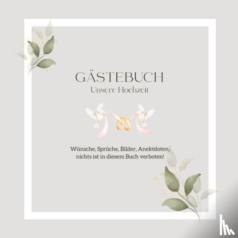 Mein Amorzinho - Gästebuch Unsere Hochzeit: Elegantes Hochzeits-Gästebuch, blanko