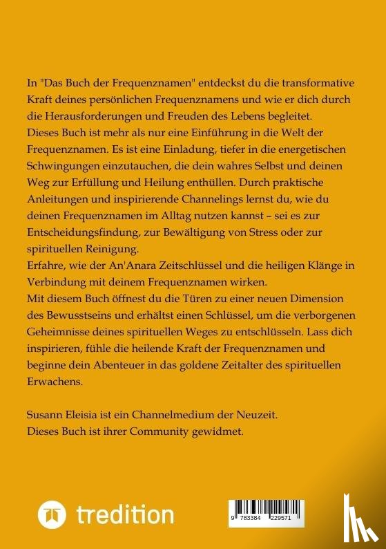 San´anara, Susann Eleisia - Das Buch der Frequenznamen