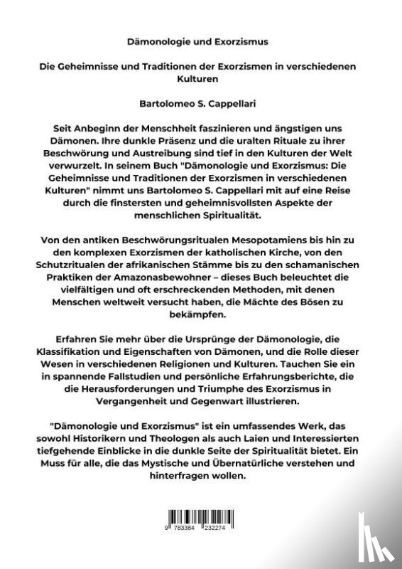 Cappellari, Bartolomeo S. - Dämonologie und Exorzismus