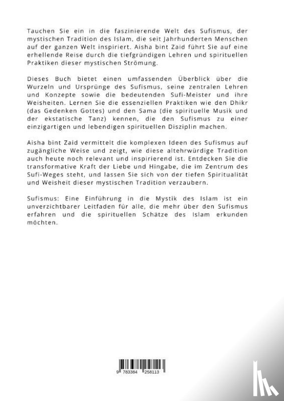 Zaid, Aisha bint - Sufismus
