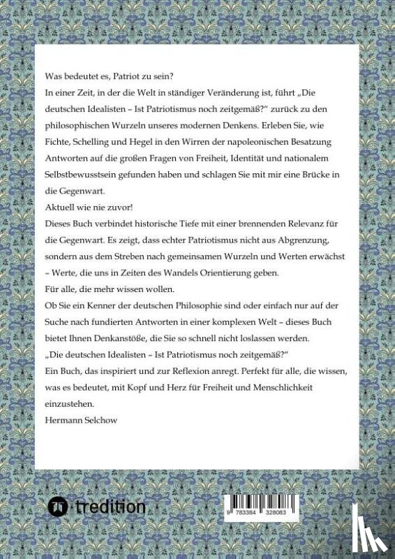 Selchow, Hermann - Die deutschen Idealisten