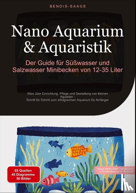 Saage - Deutschland, Bendis A. I. - Nano Aquarium & Aquaristik: Der Guide für Süßwasser und Salzwasser Minibecken von 12-35 Liter