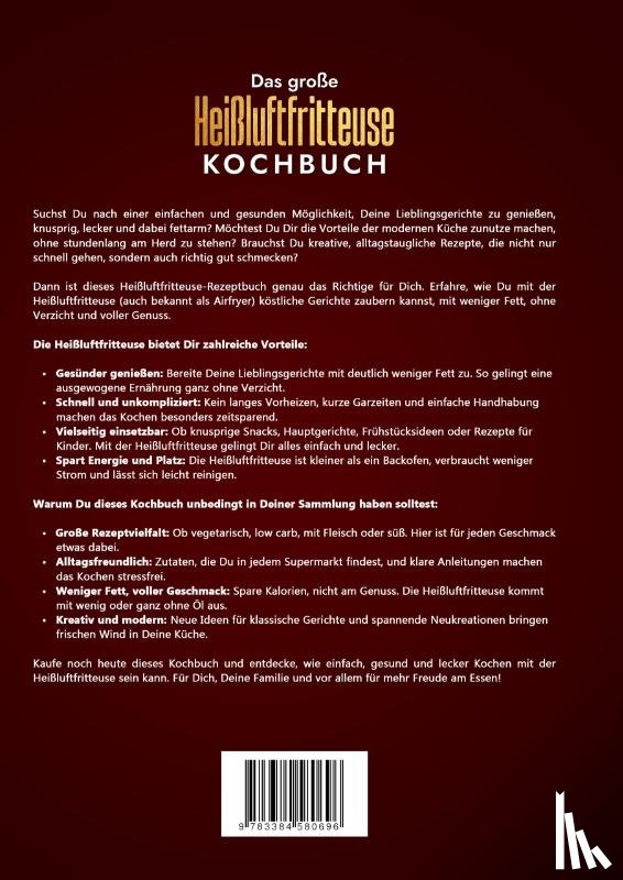 Zimmermann, Vanessa - Das große Heißluftfritteuse Kochbuch