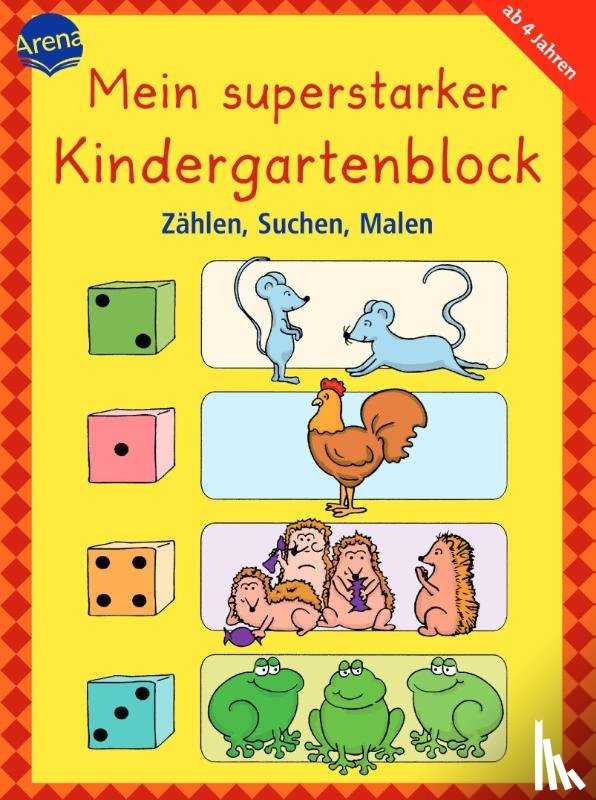 Schäfer, Carola - Mein superstarker Kindergartenblock. Zählen, Suchen, Malen