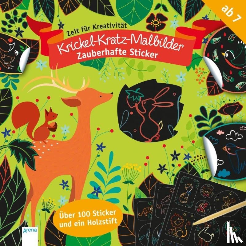 - Krickel-Kratz-Malbilder. Zauberhafte Sticker