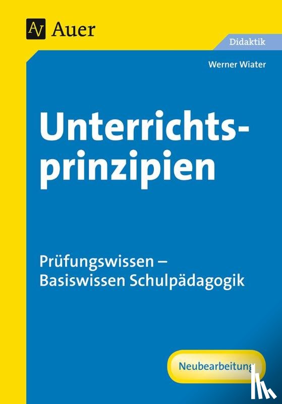 Wiater, Werner - Unterrichtsprinzipien