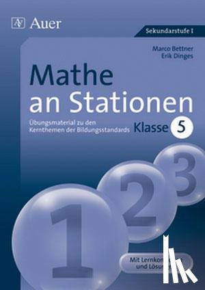 Bettner, Marco, Dinges, Erik - Mathe an Stationen. Klasse 5