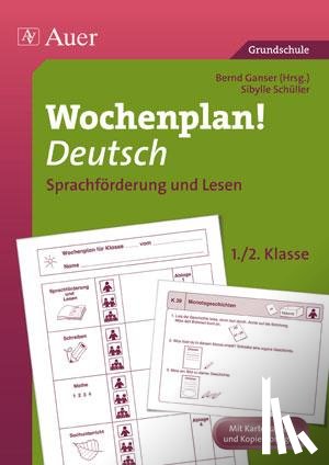 Schüller, Sibylle - Wochenplan Deutsch, Sprachförderung/Lesen 1-2