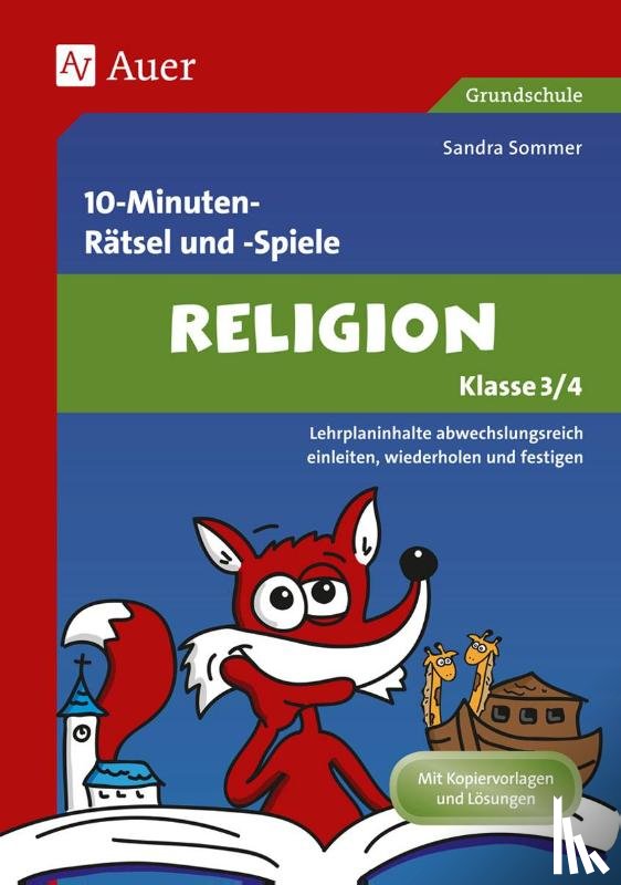 Kraus, Sandra - Spielerischer Lernspaß Religion 3./4. Klasse