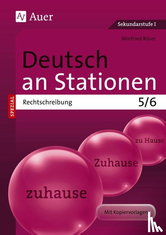 Röser, Winfried - Deutsch an Stationen spezial Rechtschreibung 5-6