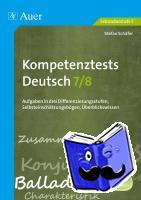 Schäfer, Stefan - Kompetenztests Deutsch, Klasse 7/8