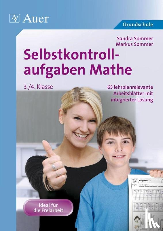 Sommer, Sandra, Sommer, Markus - Selbstkontrollaufgaben Mathematik für die 3.-4. Klasse