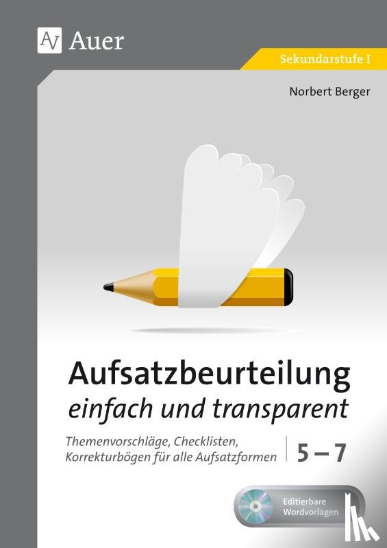 Berger, Norbert - Aufsatzbeurteilung einfach und transparent 5-7