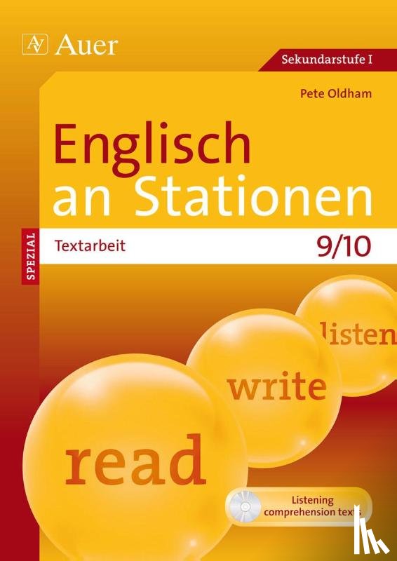 Oldham, Pete - Englisch an Stationen Spezial Textarbeit 9/10