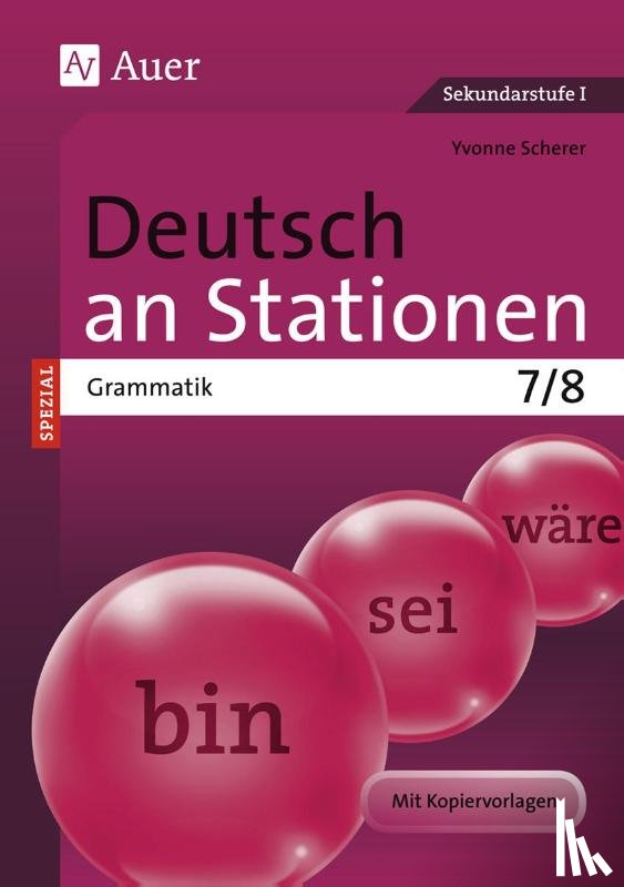 Scherer, Yvonne - Deutsch an Stationen SPEZIAL Grammatik 7-8