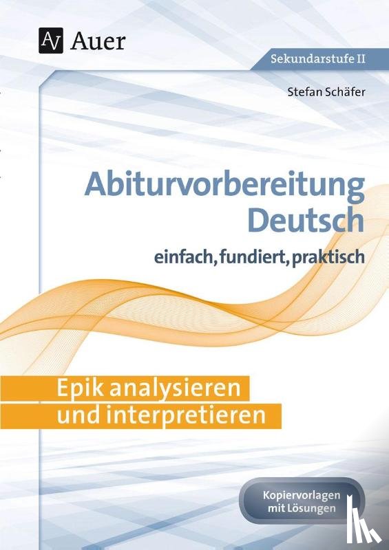 Schäfer, Stefan - Epik analysieren und interpretieren