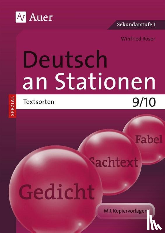 Röser, Winfried - Deutsch an Stationen SPEZIAL Textsorten 9-10