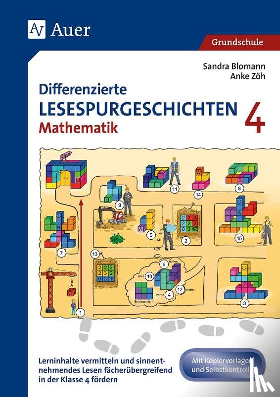 Blomann, Sandra, Zöh, Anke - Differenzierte Lesespurgeschichten Mathematik 4