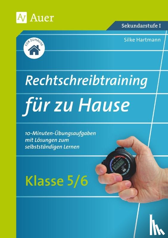 Schäfer, Stefan - Rechtschreibtraining für zu Hause Klassen 5/6