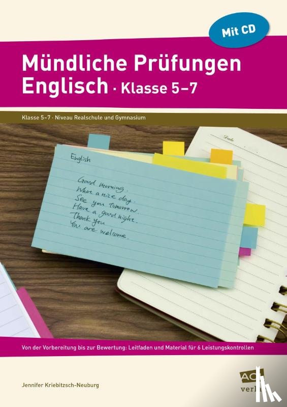 Kriebitzsch-Neuburg, Jennifer - Mündliche Prüfungen Englisch - Klasse 5-7