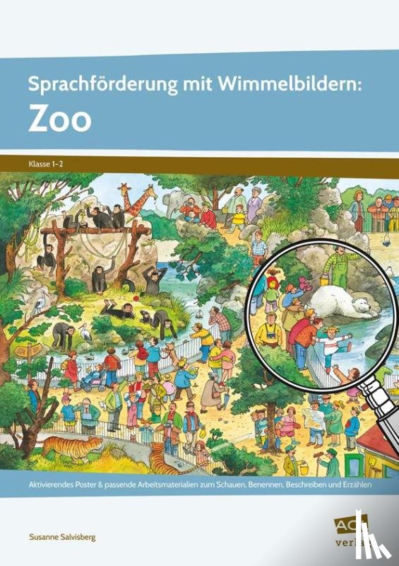 Salvisberg, Susanne - Sprachförderung mit Wimmelbildern: Zoo
