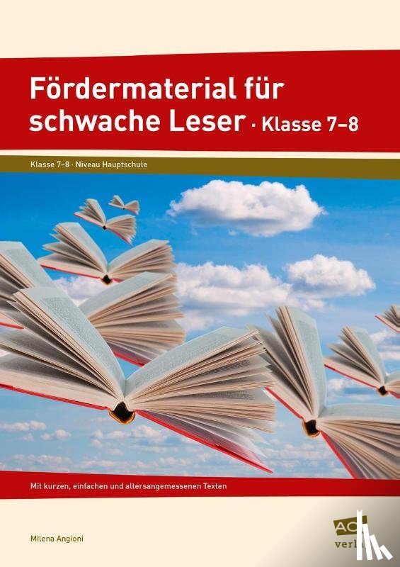 Angioni, Milena - Fördermaterial für schwache Leser - Klasse 7-8