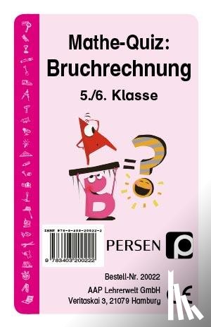 Eggert, Jens - Mathe-Quiz: Bruchrechnung