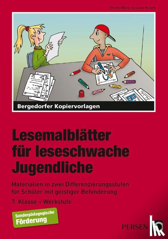 Miller, Christa, Krauth, Susanne - Lesemalblätter für leseschwache Jugendliche