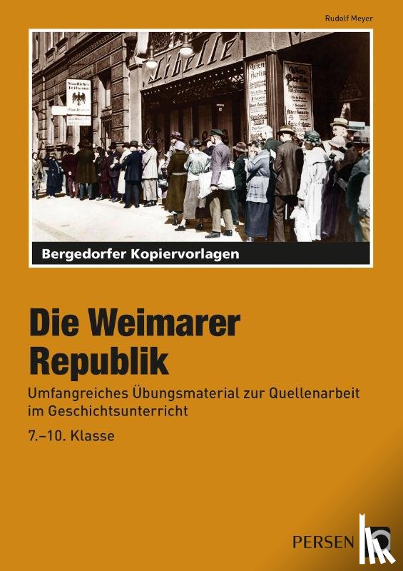 Meyer, Rudolf - Die Weimarer Republik