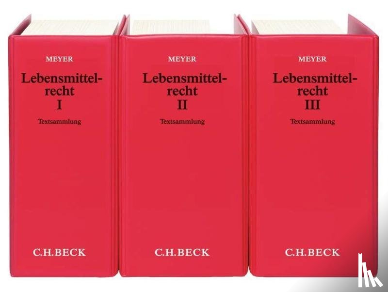  - Lebensmittelrecht (mit Fortsetzungsnotierung). Inkl. 168. Ergänzungslieferung
