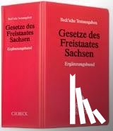  - Gesetze des Freistaates Sachsen (ohne Fortsetzungsnotierung). Inkl. 86. Ergänzungslieferung