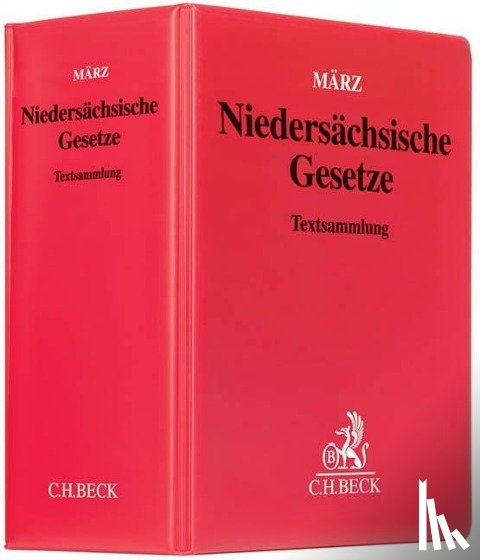 März, Gert - Niedersächsische Gesetze (ohne Fortsetzungsnotierung). Inkl. 127. Ergänzungslieferung