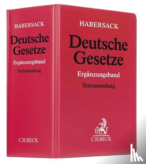 Schönfelder, Heinrich - Deutsche Gesetze Ergänzungsband (ohne Fortsetzungsnotierung). Inkl. 82. Ergänzungslieferung