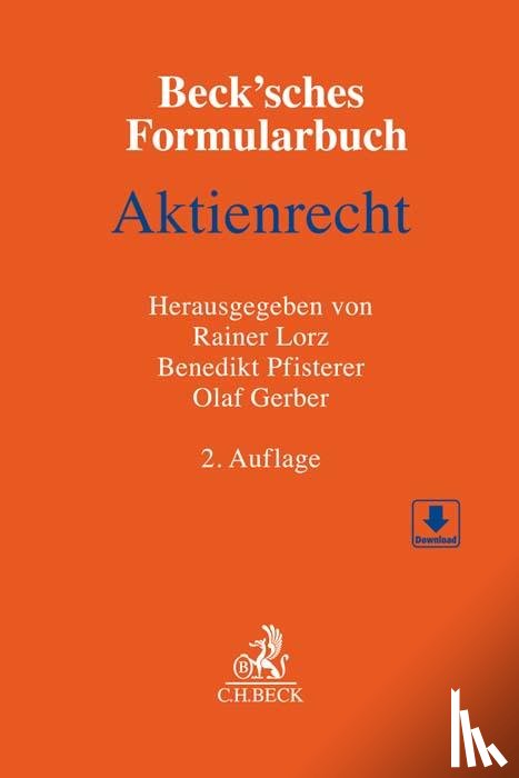  - Beck'sches Formularbuch Aktienrecht