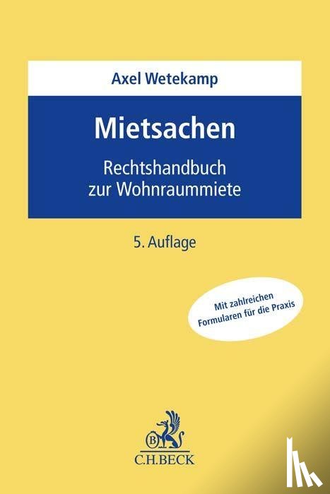 Wetekamp, Axel - Mietsachen