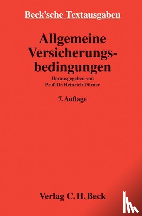  - Allgemeine Versicherungsbedingungen