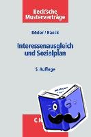 Röder, Gerhard, Baeck, Ulrich - Interessenausgleich und Sozialplan