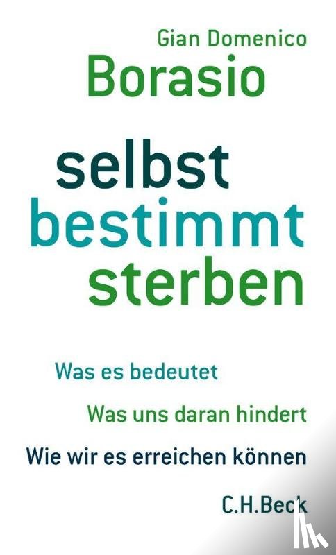 Borasio, Gian Domenico - selbst bestimmt sterben