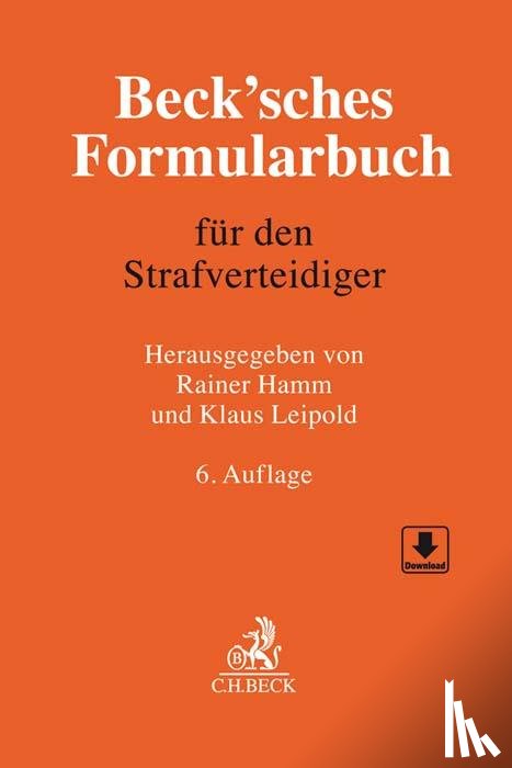  - Beck'sches Formularbuch für den Strafverteidiger